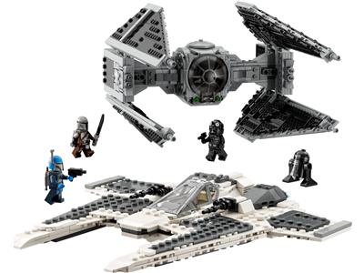 LEGO® Star Wars 75348 Mandalorian Fang Fighter vs TIE Interceptor Building Kit