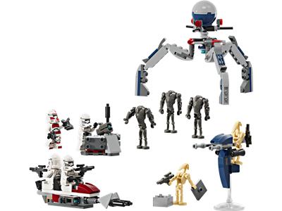 LEGO® Star Wars 75372 Clone Trooper & Battle Droid Battle Pack Building Kit