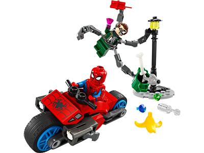 LEGO® Super Heroes 76275 - Motorcycle Chase: Spider-Man vs. Doc Ock Preowned Building Kit
