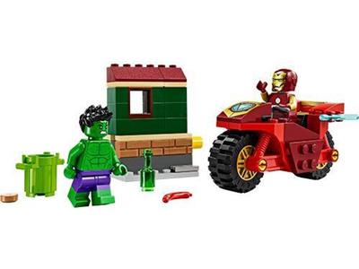 LEGO® Super Heroes 76287 Iron Man with Bike and The Hulk Building Kit