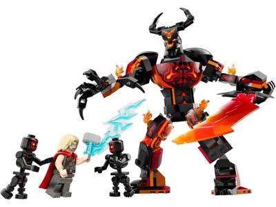 LEGO® Super Heroes 76289 - Thor vs. Surtur Construction Figure Preowned Building Kit