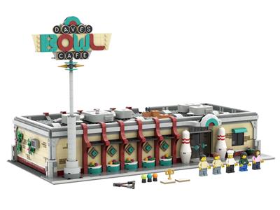 LEGO® BrickLink 910013-1 Retro Bowling Alley