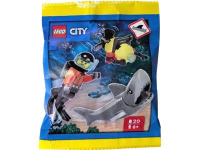 LEGO® Polybag – City 952503-1 Diver with Robot and Shark