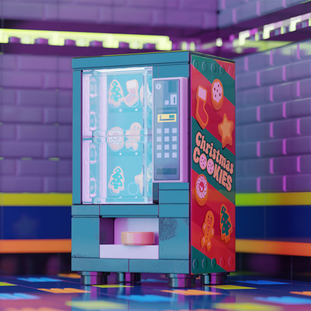 Christmas Cookies Minifig Vending Machine