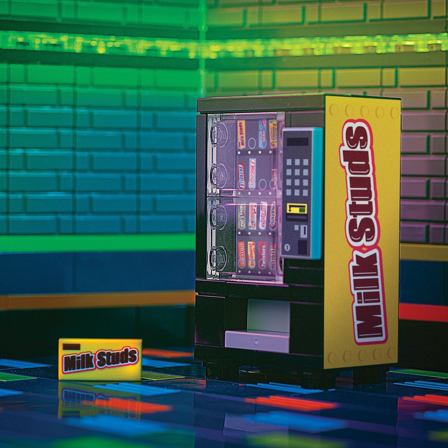Brickshow Shop Milk Studs - B3 Customs® Candy Vending Machine Building Kit