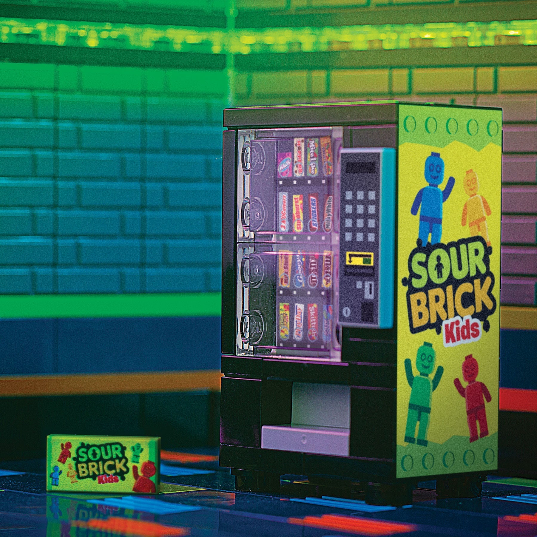 Brickshow Shop Sour Brick Kids - B3 Customs Candy Vending Machine Building Kit