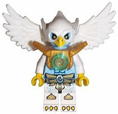 Preowned LEGO® Minifigure – LEGENDS OF CHIMA loc014 Ewar Pearl Gold Armor