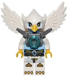 Preowned LEGO® Minifigure – LEGENDS OF CHIMA loc047 Ewar Flat Silver Armor