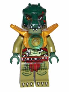 Preowned LEGO® Minifigure – LEGENDS OF CHIMA loc051 Cragger Light Armor