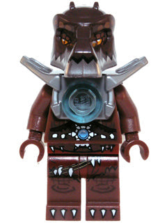 Preowned LEGO® Minifigure – LEGENDS OF CHIMA loc109 Crug Flat Silver Armor