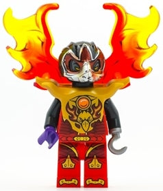 Preowned LEGO® Minifigure – LEGENDS OF CHIMA loc135 Razar Armor Breastplate Flame Wings