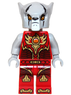 Preowned LEGO® Minifigure – LEGENDS OF CHIMA loc146 Worriz Fire Chi Light Bluish Gray Hands