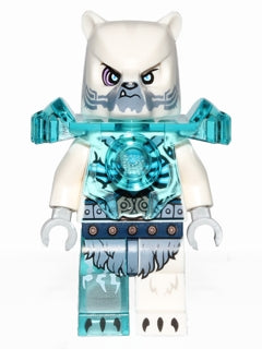 Preowned LEGO® Minifigure – LEGENDS OF CHIMA loc147 Iceklaw Heavy Armor