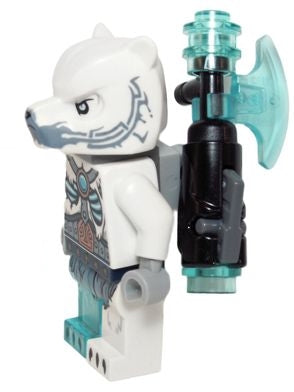 Preowned LEGO® Minifigure – LEGENDS OF CHIMA loc154 Iceklaw Freeze Cannon Pack