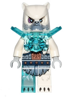 Preowned LEGO® Minifigure – LEGENDS OF CHIMA loc160 Iceklaw Armor