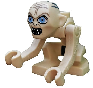 Preowned LEGO® Minifigure – The Hobbit and The Lord of the Rings lor005 Gollum Wide Eyes