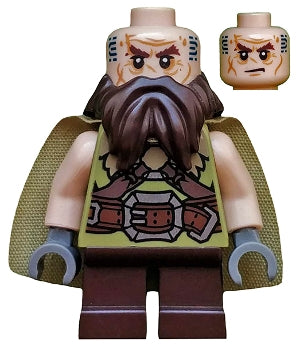 Preowned LEGO® Minifigure – The Hobbit and The Lord of the Rings lor050 Dwalin the Dwarf