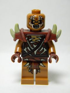 Preowned LEGO® Minifigure – The Hobbit & TLOTR lor089 Gundabad Orc Bald w/Shoulder Spikes