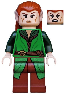 Preowned LEGO® Minifigure – The Hobbit & TLOTR lor098 Tauriel Green and Reddish Brown Outfi