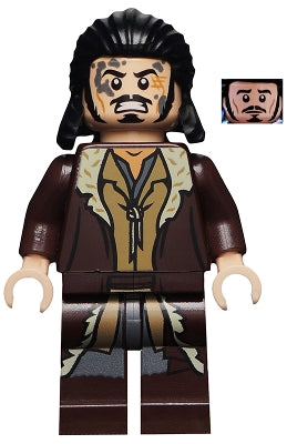 Preowned LEGO® Minifigure – The Hobbit & TLOTR lor099 Bard the Bowman Angry w/Mud Splotches