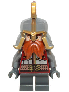 Preowned LEGO® Minifigure – The Hobbit and The Lord of the Rings lor107 Dain Ironfoot