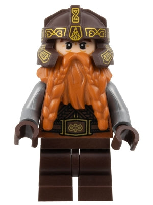 Preowned LEGO® Minifigure – The Hobbit and The Lord of the Rings lor119 Gimli Medium Legs