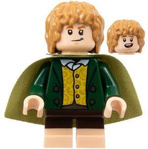 Preowned LEGO® Minifigure – The Hobbit & TLOTR lor124 Meriadoc Brandybuck (Merry) Medium No