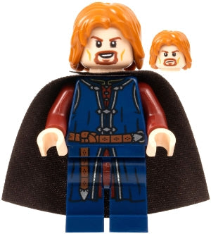 Preowned LEGO® Minifigure – The Hobbit & TLOTR lor126 Boromir Dark Blue Legs