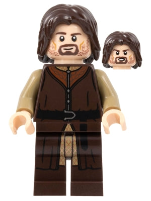 Preowned LEGO® Minifigure – The Hobbit & TLOTR lor129 Aragorn Dark Brown Legs