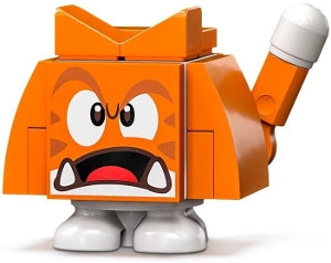 Preowned LEGO® Minifigure – Super Mario mar0120 Cat Goomba Angry Open Mouth