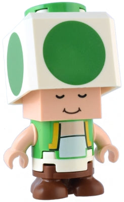 Preowned LEGO® Minifigure – Super Mario Series 6 mar0152 Green Toad Super Mario Series 6