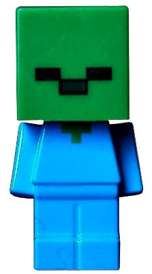 Preowned LEGO® Minifigure – Minecraft min057 Baby Zombie Printed Torso