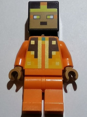 Preowned LEGO® Minifigure – Minecraft min180 Hero - Orange Suit