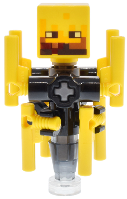 Preowned LEGO® Minifigure – Minecraft min198 (Blaze - Trans-Black Cone Stand)