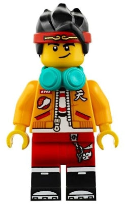 Preowned LEGO® Minifigure – Monkie Kid mk001 Monkie Kid Bright Light Orange Open Jacket Dar