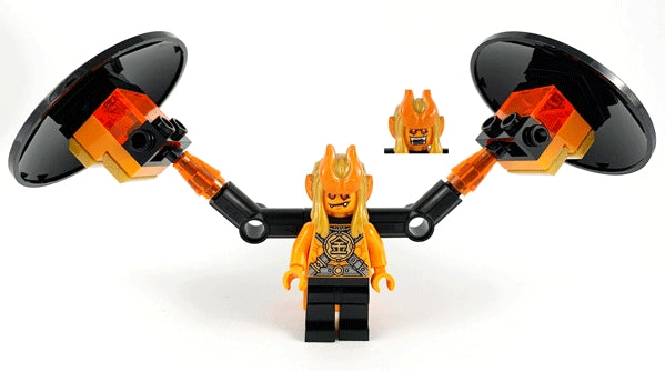 Preowned LEGO® Minifigure – Monkie Kid mk026a Gold Horn Demon (Jin) Complete Version