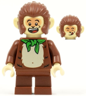 Preowned LEGO® Minifigure – Monkie Kid mk030 Brother Monkey