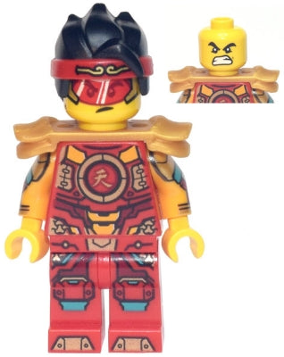 Preowned LEGO® Minifigure – Monkie Kid mk074 Monkie Kid Battle Armor Pearl Gold Shoulder Pa