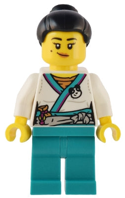 Preowned LEGO® Minifigure – Monkie Kid mk114 Lee Panda Stall Keeper