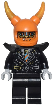 Preowned LEGO® Minifigure – Monkie Kid mk143 Gold Horn Demon - Helmet