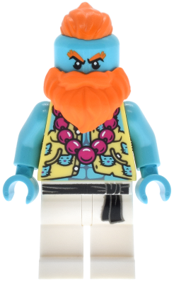 Preowned LEGO® Minifigure – mk177 Sandy - Bright Light Yellow Vest, White Legs with Black Sash