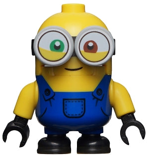 Preowned LEGO® Minifigure – Minions The Rise Of Gru mnn006 Minion Bob Blue Overalls Eyelids