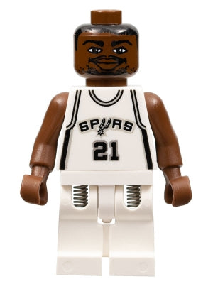 Preowned LEGO® Minifigure – Sports nba004 NBA Tim Duncan San Antonio Spurs 21