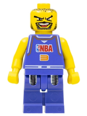 Preowned LEGO® Minifigure – Sports nba027 NBA Player Number 3