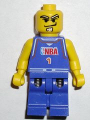Preowned LEGO® Minifigure – Sports nba043 NBA Player Number 1