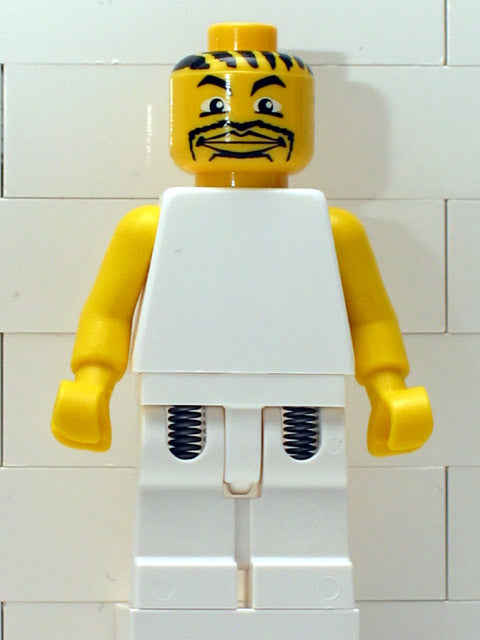 Preowned LEGO® Minifigure – Sports nba054 NBA Player White Torso White Legs 5