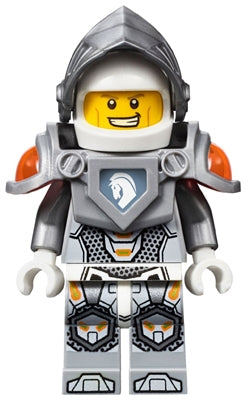 Preowned LEGO® Minifigure – NEXO KNIGHTS nex001 Lance Richmond Flat Silver Visor and Armor