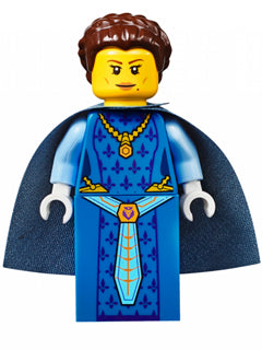 Preowned LEGO® Minifigure – NEXO KNIGHTS nex018 Queen Halbert Dark Blue Cape