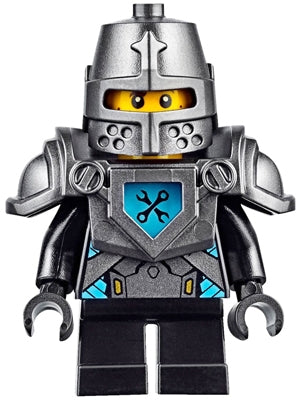 Preowned LEGO® Minifigure – NEXO KNIGHTS nex062 Robin Underwood Pearl Dark Gray Helmet and