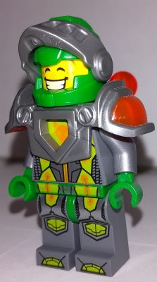 LEGO Minifig NEXO KNIGHTS nex064 Aaron Fox Flat Silver Visor and
